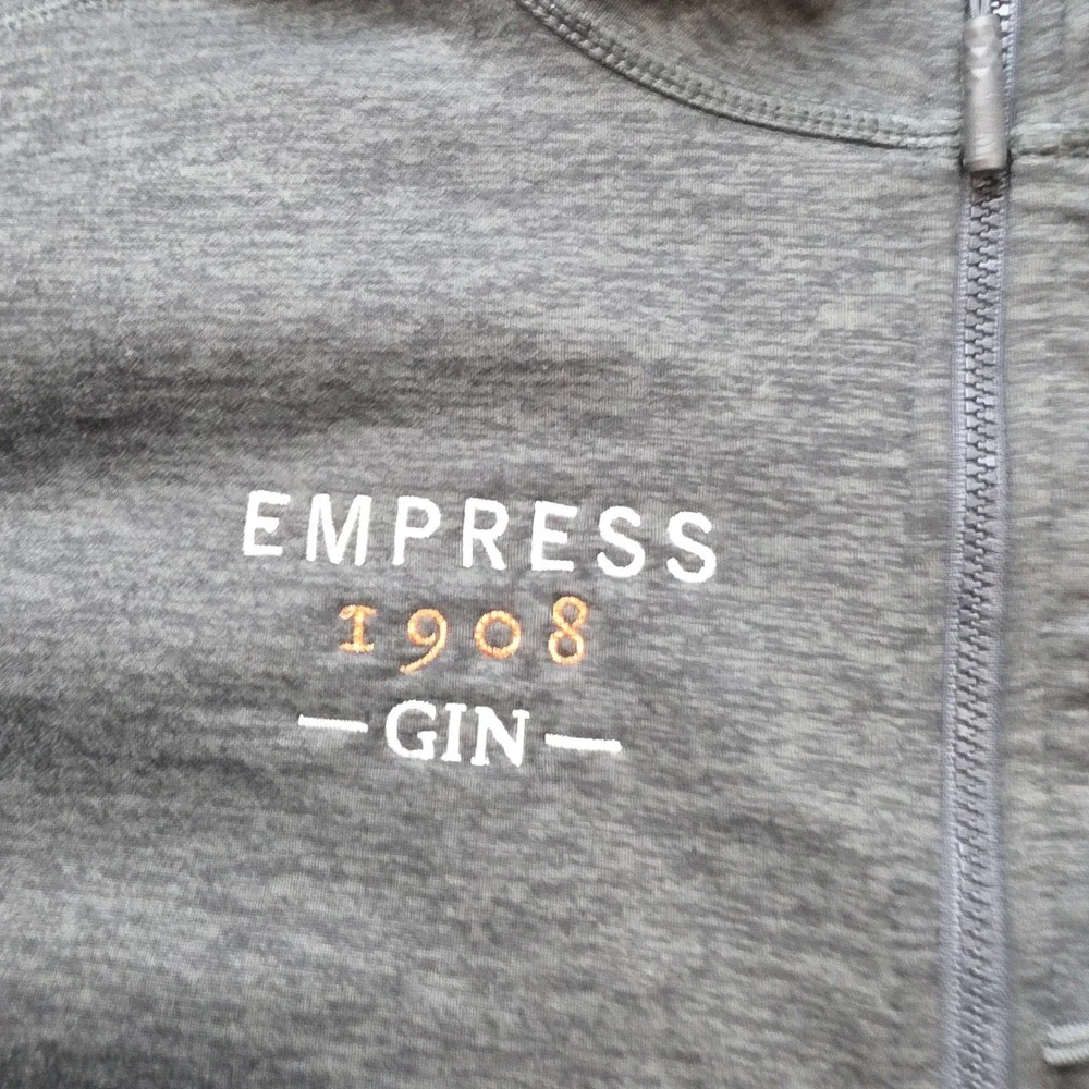 The North Face Quarter Zip Fleece Mens XL Gray Empress 1908 Gin Outdoor Athletic